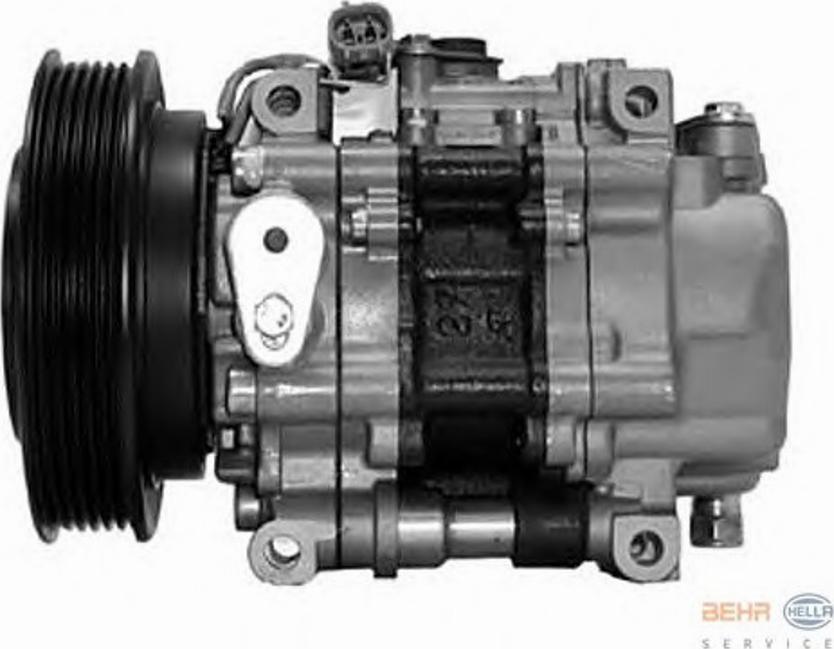 HELLA 8FK 351 114-521 - Компрессор кондиционера autospares.lv