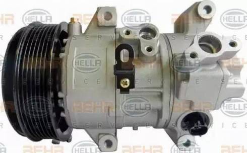 HELLA 8FK 351 114-661 - Компрессор кондиционера autospares.lv