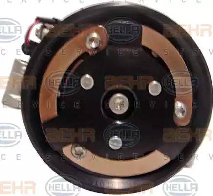 HELLA 8FK 351 114-681 - Компрессор кондиционера autospares.lv