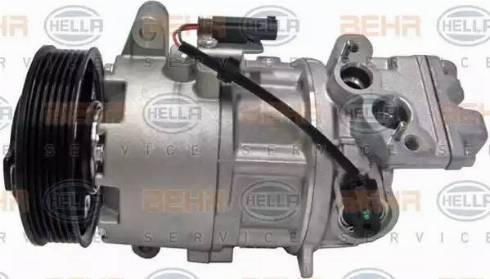 HELLA 8FK 351 114-681 - Компрессор кондиционера autospares.lv