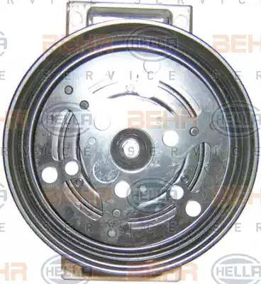 HELLA 8FK 351 114-141 - Компрессор кондиционера autospares.lv