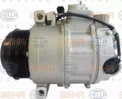 HELLA 8FK 351 114-861 - Компрессор кондиционера autospares.lv