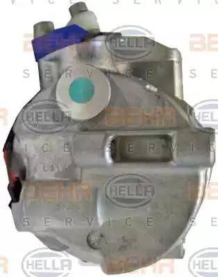 HELLA 8FK 351 114-331 - Компрессор кондиционера autospares.lv