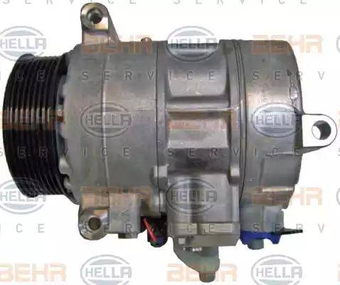 HELLA 8FK 351 114-331 - Компрессор кондиционера autospares.lv