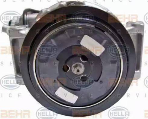 HELLA 8FK 351 114-321 - Компрессор кондиционера autospares.lv