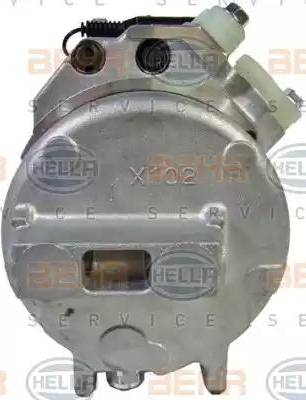 HELLA 8FK 351 114-231 - Компрессор кондиционера autospares.lv