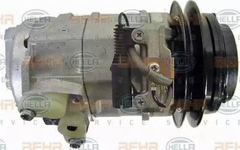 HELLA 8FK 351 114-231 - Компрессор кондиционера autospares.lv