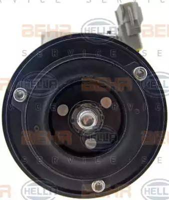 HELLA 8FK 351 114-741 - Компрессор кондиционера autospares.lv