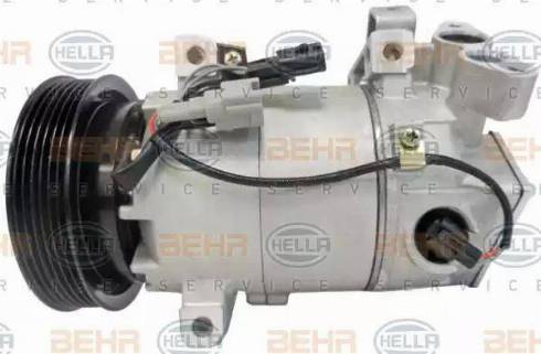 HELLA 8FK 351 115-571 - Компрессор кондиционера autospares.lv