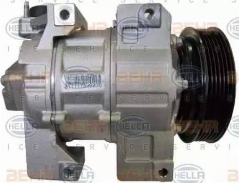 HELLA 8FK 351 115-041 - Компрессор кондиционера autospares.lv