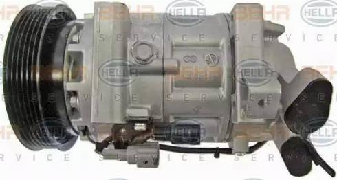 HELLA 8FK 351 115-071 - Компрессор кондиционера autospares.lv