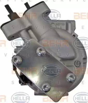 HELLA 8FK 351 115-071 - Компрессор кондиционера autospares.lv