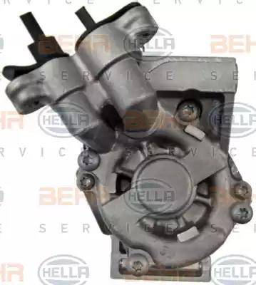 HELLA 8FK 351 115-111 - Компрессор кондиционера autospares.lv