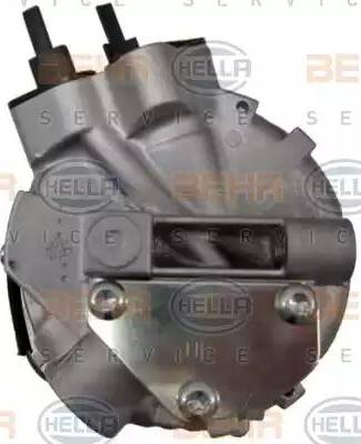 HELLA 8FK 351 115-121 - Компрессор кондиционера autospares.lv