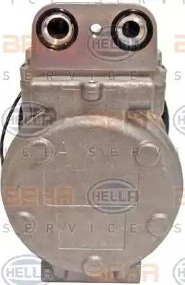 HELLA 8FK 351 110-991 - Компрессор кондиционера autospares.lv