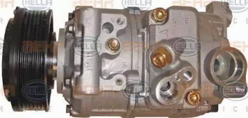 HELLA 8FK 351 110-921 - Компрессор кондиционера autospares.lv