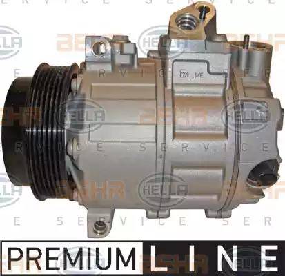 HELLA 8FK 351 110-441 - Компрессор кондиционера autospares.lv