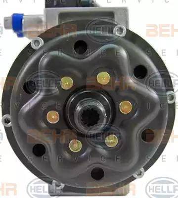 HELLA 8FK 351 110-411 - Компрессор кондиционера autospares.lv