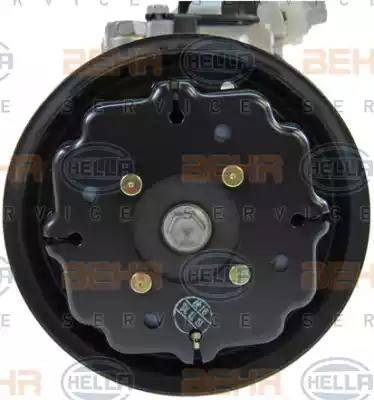 HELLA 8FK 351 110-481 - Компрессор кондиционера autospares.lv