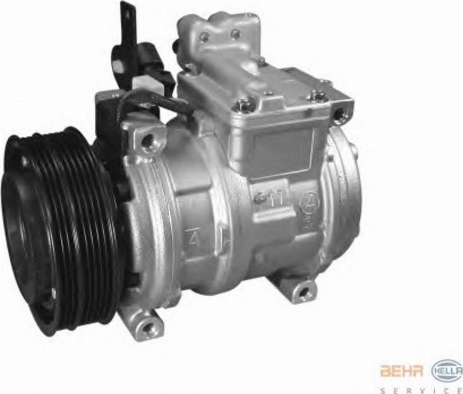 HELLA 8FK 351 110-151 - Компрессор кондиционера autospares.lv