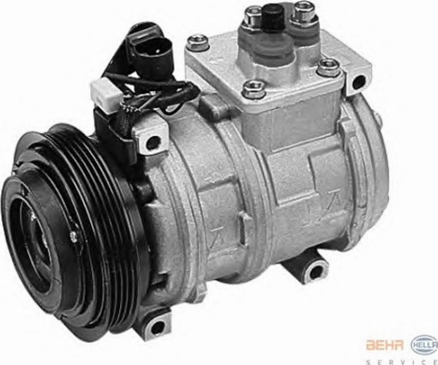 HELLA 8FK351110-121 - Компрессор кондиционера autospares.lv