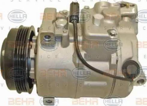 HELLA 8FK 351 110-851 - Компрессор кондиционера autospares.lv