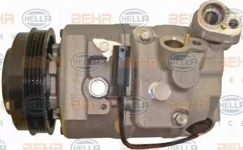 HELLA 8FK 351 110-851 - Компрессор кондиционера autospares.lv