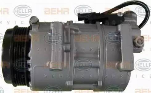 HELLA 8FK 351 110-861 - Компрессор кондиционера autospares.lv