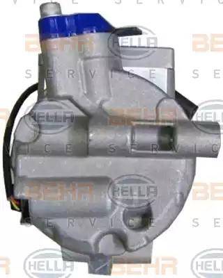 HELLA 8FK 351 110-881 - Компрессор кондиционера autospares.lv