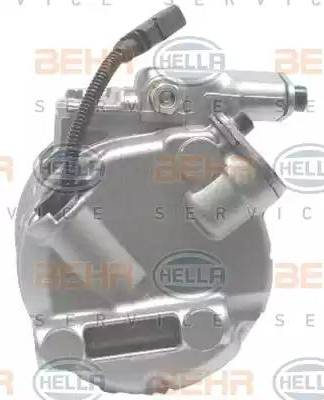 HELLA 8FK 351 110-831 - Компрессор кондиционера autospares.lv