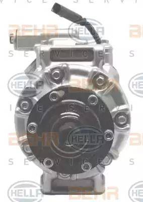 HELLA 8FK 351 110-831 - Компрессор кондиционера autospares.lv