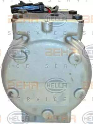 HELLA 8FK 351 110-761 - Компрессор кондиционера autospares.lv