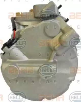 HELLA 8FK 351 111-591 - Компрессор кондиционера autospares.lv