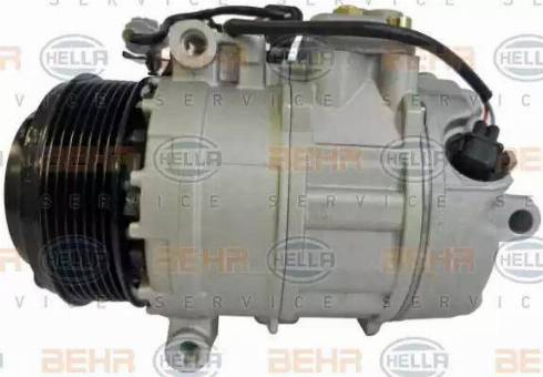 HELLA 8FK 351 111-591 - Компрессор кондиционера autospares.lv