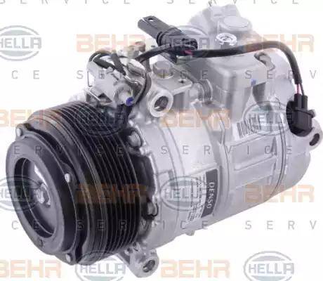 HELLA 8FK 351 111-091 - Компрессор кондиционера autospares.lv