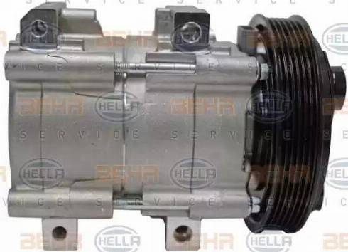 HELLA 8FK 351 113-101 - Компрессор кондиционера autospares.lv