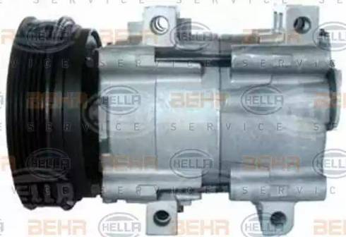 HELLA 8FK 351 113-281 - Компрессор кондиционера autospares.lv