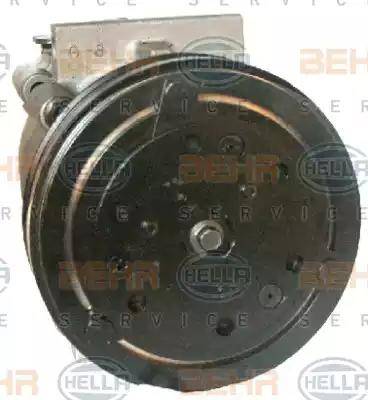 HELLA 8FK 351 113-711 - Компрессор кондиционера autospares.lv