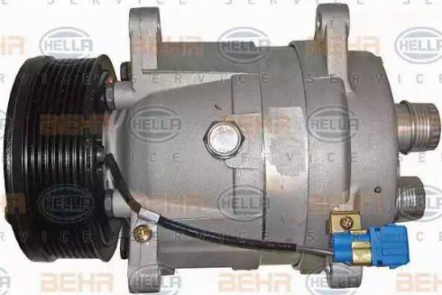 HELLA 8FK 351 134-941 - Компрессор кондиционера autospares.lv