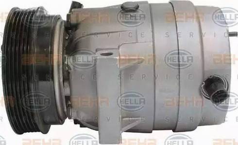 HELLA 8FK 351 134-931 - Компрессор кондиционера autospares.lv