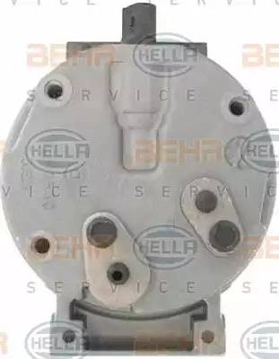 HELLA 8FK 351 134-931 - Компрессор кондиционера autospares.lv