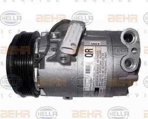 HELLA 8FK 351 134-461 - Компрессор кондиционера autospares.lv