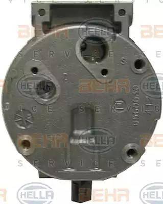 HELLA 8FK 351 134-431 - Компрессор кондиционера autospares.lv