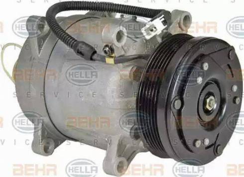 HELLA 8FK 351 134-631 - Компрессор кондиционера autospares.lv