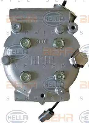 HELLA 8FK 351 134-141 - Компрессор кондиционера autospares.lv