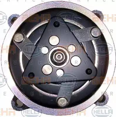 HELLA 8FK 351 134-161 - Компрессор кондиционера autospares.lv