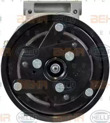 HELLA 8FK 351 134-881 - Компрессор кондиционера autospares.lv