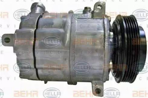 HELLA 8FK 351 134-301 - Компрессор кондиционера autospares.lv