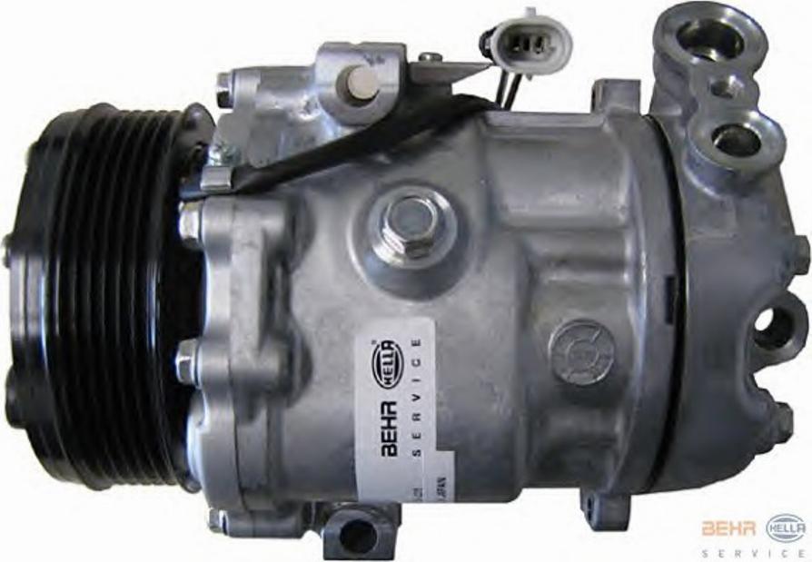 HELLA 8FK 351 134-231 - Электромагнитное сцепление, компрессор autospares.lv