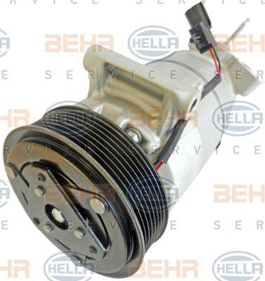 HELLA 8FK 351 135-911 - Компрессор кондиционера autospares.lv